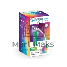Светодиодная настольная лампа с RGB подсветкой Ambrella light DE532 WH белый LED 4200K+RGB 7.5W