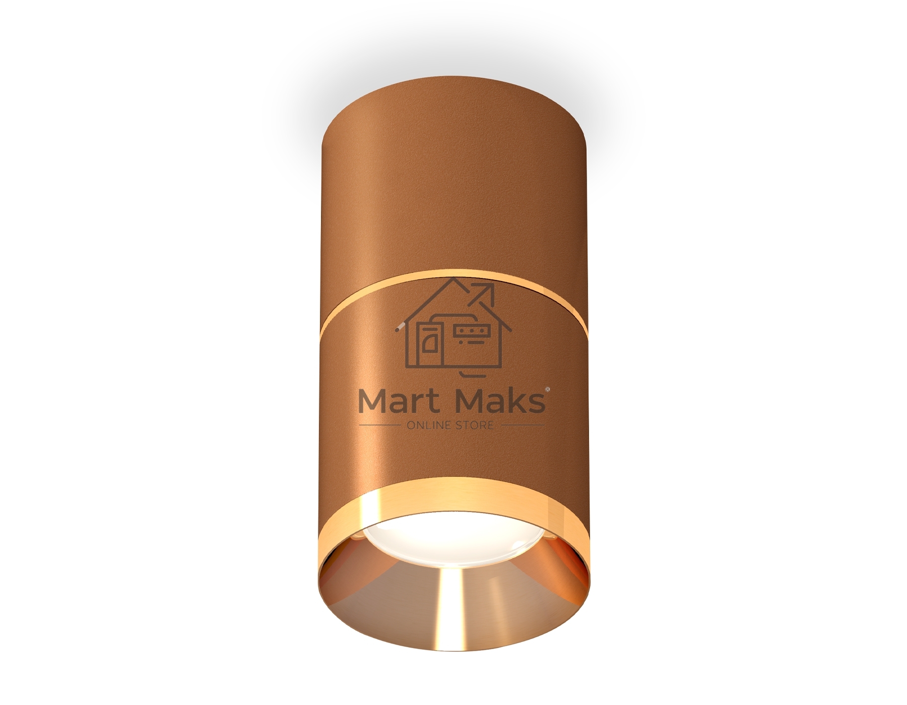 Светильник Ambrella Light XS7404061 SCF/PYG кофе песок/золото желтое полированное MR16 GU5.3 (C7404, A2072, C7404, N7034)