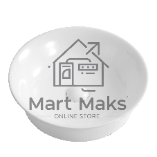 Раковина чаша накладная круглая BAU Dream stripes D43.5, белая
