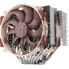 Кулер для процессора/ CPU Cooler Noctua NH-D15 G2 LBC (228W, 4-pin PWM, 168mm, Al/Cu, 8x6mm, 2x140mm, 91.5CFM, 24.8dBA, 1500RPM, S: 1851/1700/1200/115X, AM5/AM4, Beige/Brown)