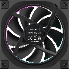 Вентилятор для корпуса DEEPCOOL FL12 черный, 120 мм, 2150 об/мин, 32 дБ, 4 pin