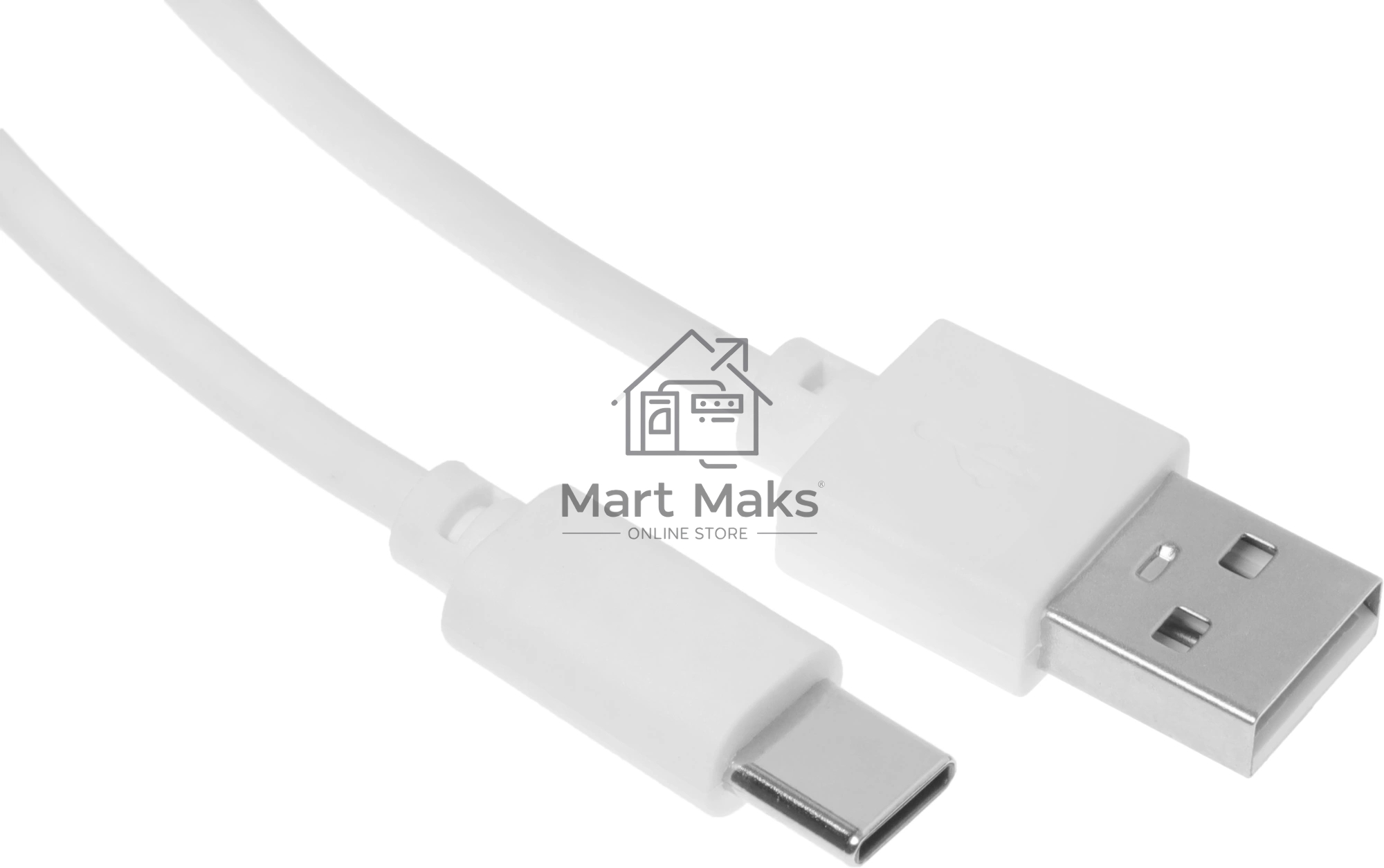 Кабель USB (m)-USB Type-C (m) 1.8м белый