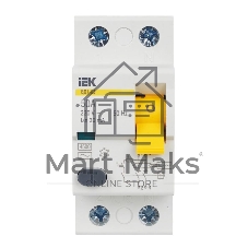 Выключатель дифференциального тока (УЗО) IEK MDV10-2-050-030 ВД1-63 2Р 50А 30мА IEK