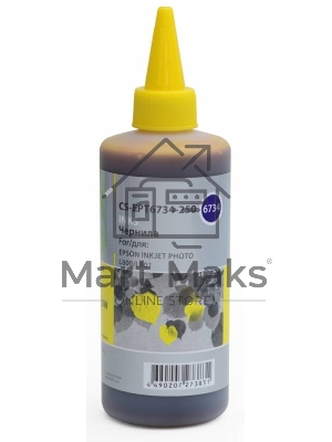 Чернила Cactus CS-EPT6734-250 желтый 250мл для Epson L800/L810/L850/L1800