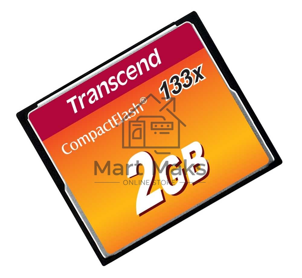 Флеш карта CF 2Gb 133x Type I Transcend (TS2GCF133)
