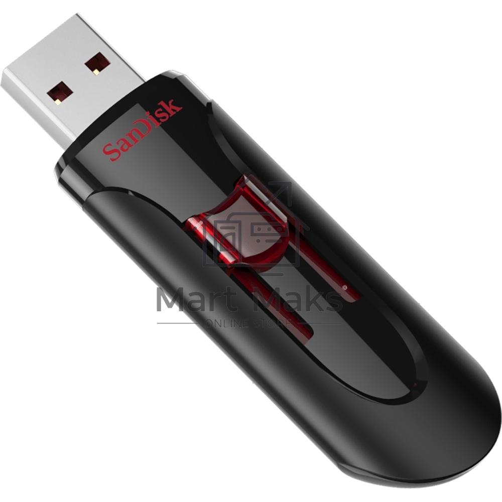 Флешка USB R/W R/W Sandisk 32Gb Cruzer Glide SDCZ600-032G-G35 USB3.0 черный