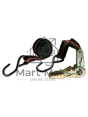 Ремень багажный с крюками, SPARTA 5 м, храповой механизм Automatic 543385