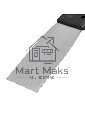 Шпательная лопатка из нержавеющей стали, 40 мм, пластмассовая ручка Сибртех 85430