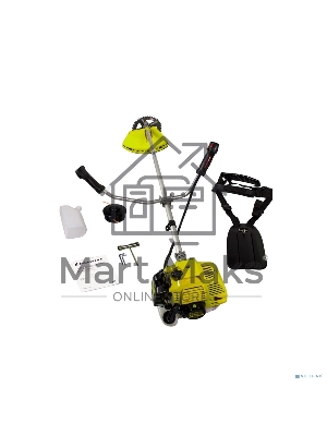 Триммер Champion T433S-2 Мощность двигателя 1.25/1.7 кВт/л.с, Вес без режущей насадки 8,0 кг, Объем двигателя 42,7 см3, Объем топливного бака 950 мл, Максимальный расход топлива 610 г/кВт•ч/мл/ч, Тип рукоятки U-образная, штанга прямая Разъемная, Длина шта