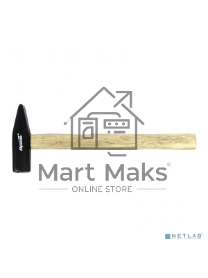 Молоток слесарный, 800 г, квадратный боек, деревянная рукоятка Sparta