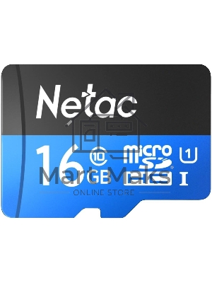 Флеш карта microSDHC 16Gb Netac P500 <NT02P500STN-016G-S> (без SD адаптера) 80Mb/s