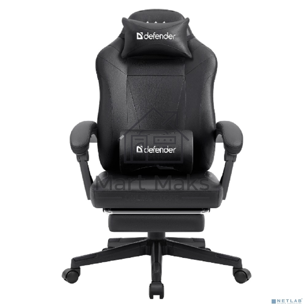 Кресло игровое Defender CRUISER черный 64554