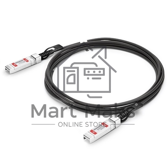 Твинаксиальный медный кабель 2m (10ft) Generic Compatible 10G SFP+ Passive Direct Attach Copper Twinax Cable #74621