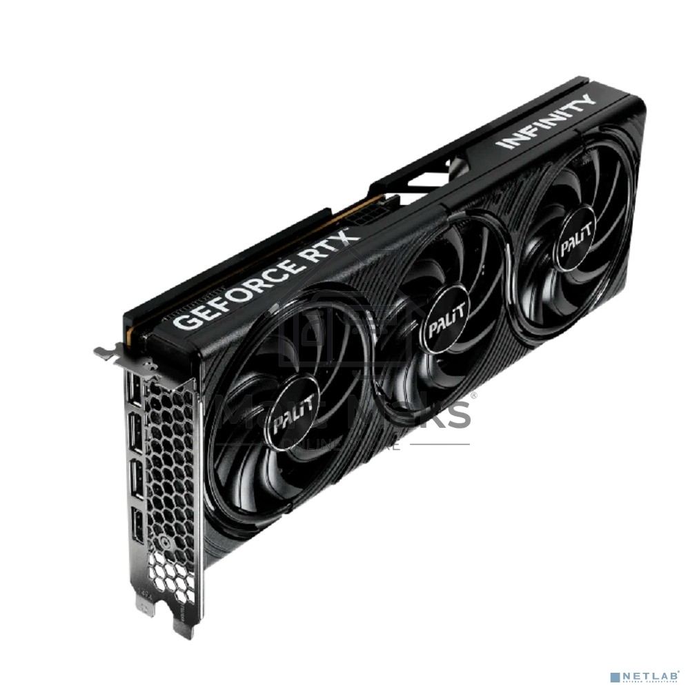Видеокарта Palit PCI-E 5.0 RTX5060Ti INFINITY 3 NVIDIA GeForce RTX 5060TI 16Gb 128bit GDDR7 2407/28000 HDMIx1 DPx3 HDCP Ret