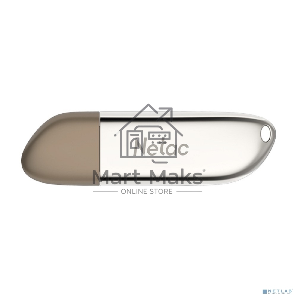 Флешка USB R/W R/W Netac U352 8Gb <NT03U352N-008G-20PN>, USB2.0, с колпачком, металлическая