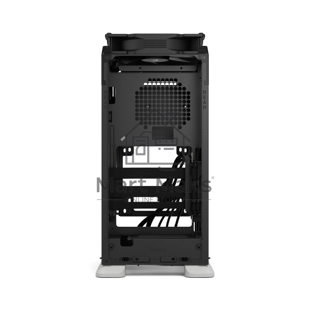 Корпус без блока питания Fractal Design Mood, Mini-Tower, 1x180mm, 2xUSB-A 3.0 + 1xUSB 3.2 Type-C, SFX PSU Support, mITX Light Gray