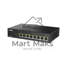 Коммутатор D-Link DMS-108P/A1A, 8×2.5 Гбит/с, неуправляемый