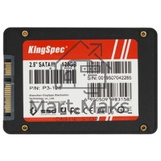 Накопитель SSD KingSpec P3-128, 128Gb, SATA, 2.5