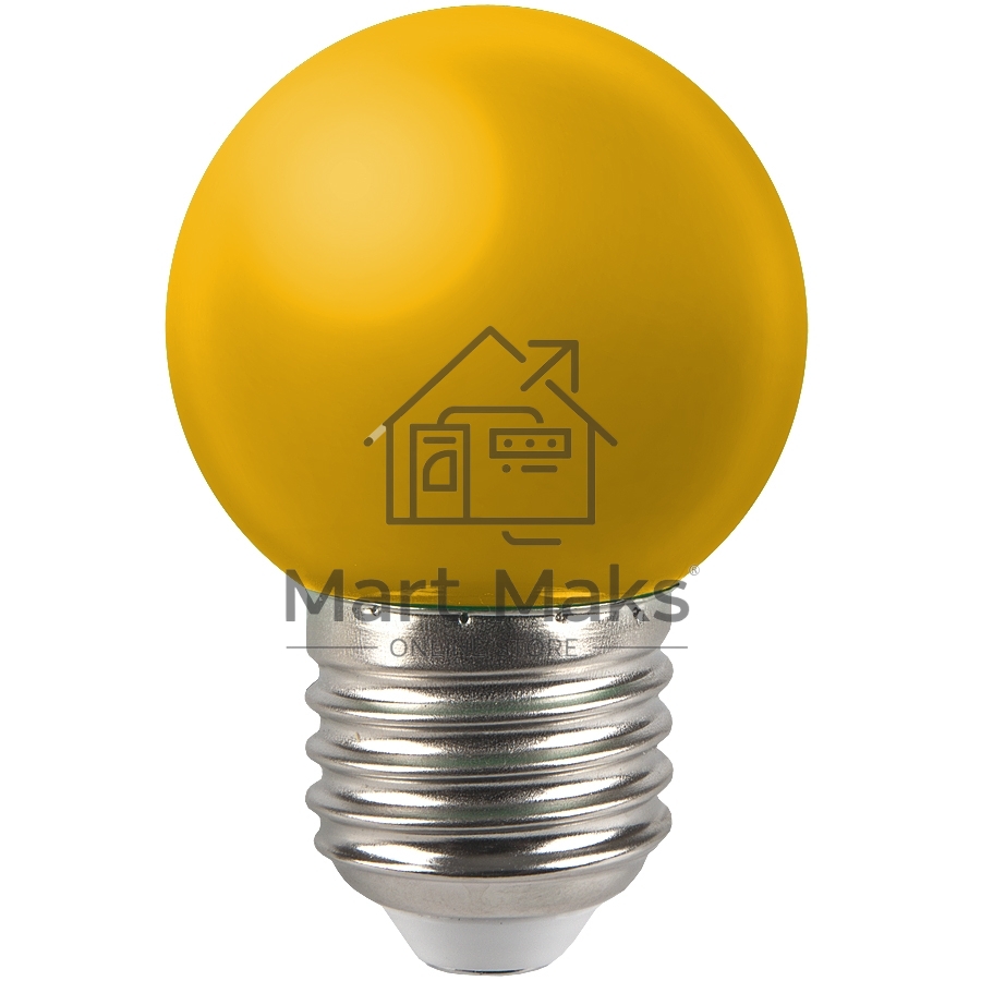 Лампа GLDEN-G45PB-5-230-E27 YELLOW