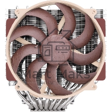 Кулер для процессора/ CPU Cooler Noctua NH-D15 G2 LBC (228W, 4-pin PWM, 168mm, Al/Cu, 8x6mm, 2x140mm, 91.5CFM, 24.8dBA, 1500RPM, S: 1851/1700/1200/115X, AM5/AM4, Beige/Brown)