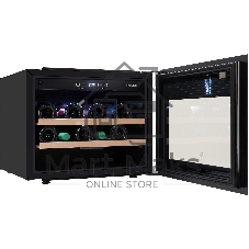 Винный шкаф встраиваемый Hyundai HBWC 0461 SCT 1-нокамерн. черный