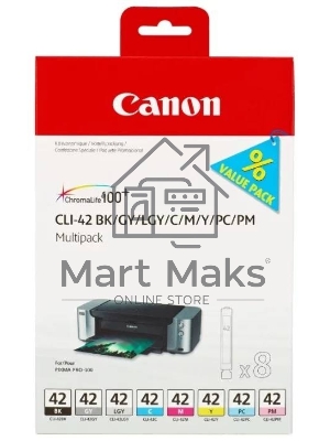 Картридж струйный Canon CLI-42 8inks Multi Pack комплект