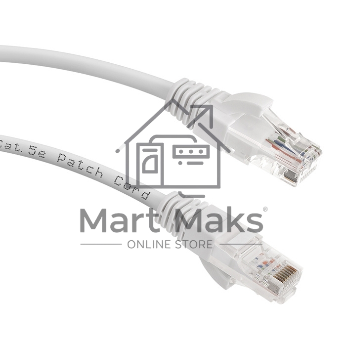 Кабель Патч-корд Lanmaster UTP LAN-PC45/U5E-1.0-WH вилка RJ-45-вилка RJ-45 кат.5е 1м белый LSZH (уп.:1шт)
