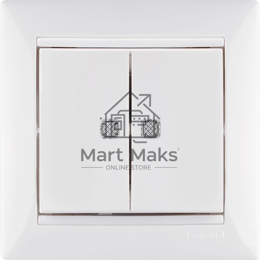 Рамка 1-м Valena белый Leg 774451