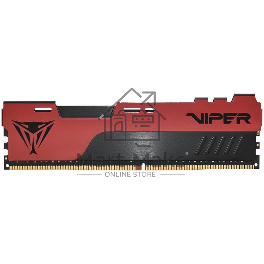 Оперативная память Patriot Viper Elite II, DDR4, 4GB (1x4 GB), 2666 MHz, CL16, DIMM, радиатор, красный
