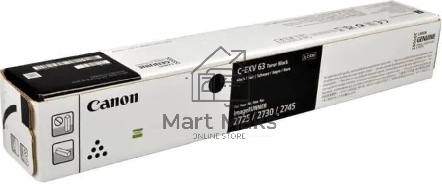 Тонер Canon C-EXV63 5142C002 черный туба для копира iR2725i/2730i