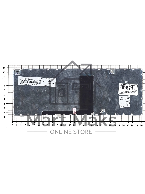 Клавиатура для ноутбука Lenovo V380 черная с красной рамкой