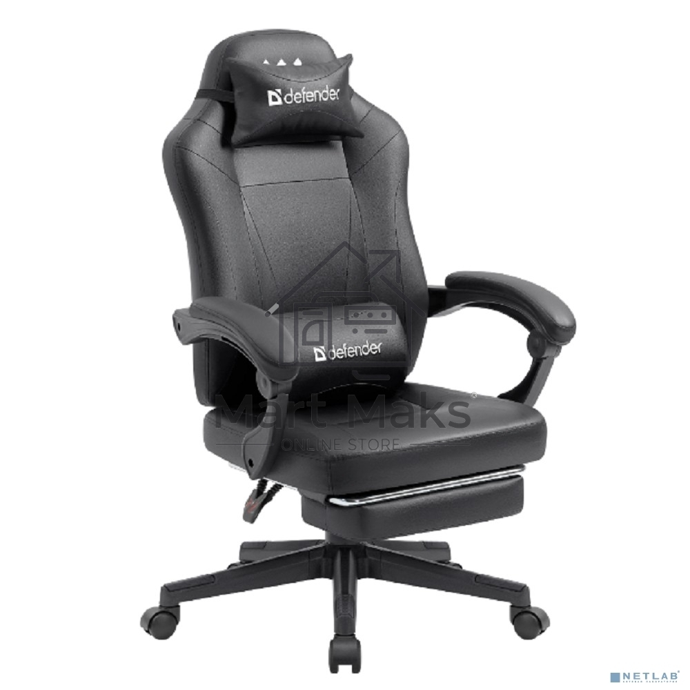 Кресло игровое Defender CRUISER черный 64554