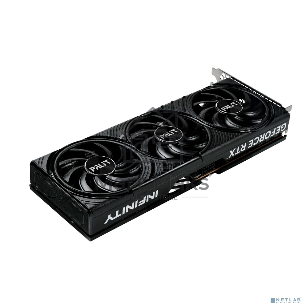 Видеокарта Palit PCI-E 5.0 RTX5060Ti INFINITY 3 NVIDIA GeForce RTX 5060TI 16Gb 128bit GDDR7 2407/28000 HDMIx1 DPx3 HDCP Ret