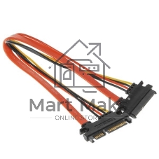 Кабель-удлинитель SATA Cablexpert CC-SATAMF-715-30CM, Sata 7+15pin, 30 см, пакет