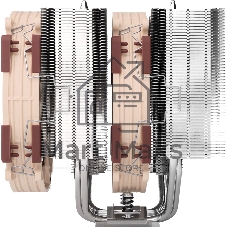 Кулер для процессора/ CPU Cooler Noctua NH-D15 G2 LBC (228W, 4-pin PWM, 168mm, Al/Cu, 8x6mm, 2x140mm, 91.5CFM, 24.8dBA, 1500RPM, S: 1851/1700/1200/115X, AM5/AM4, Beige/Brown)