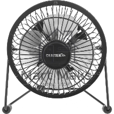 Вентилятор Centek CT-5040 чёрный, настольный, 2.5 Вт, 1 скорость, 10.4 см