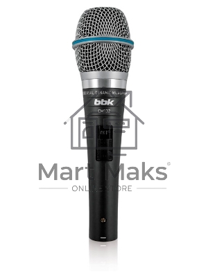 Микрофон проводной BBK CM132 5м темно-серый