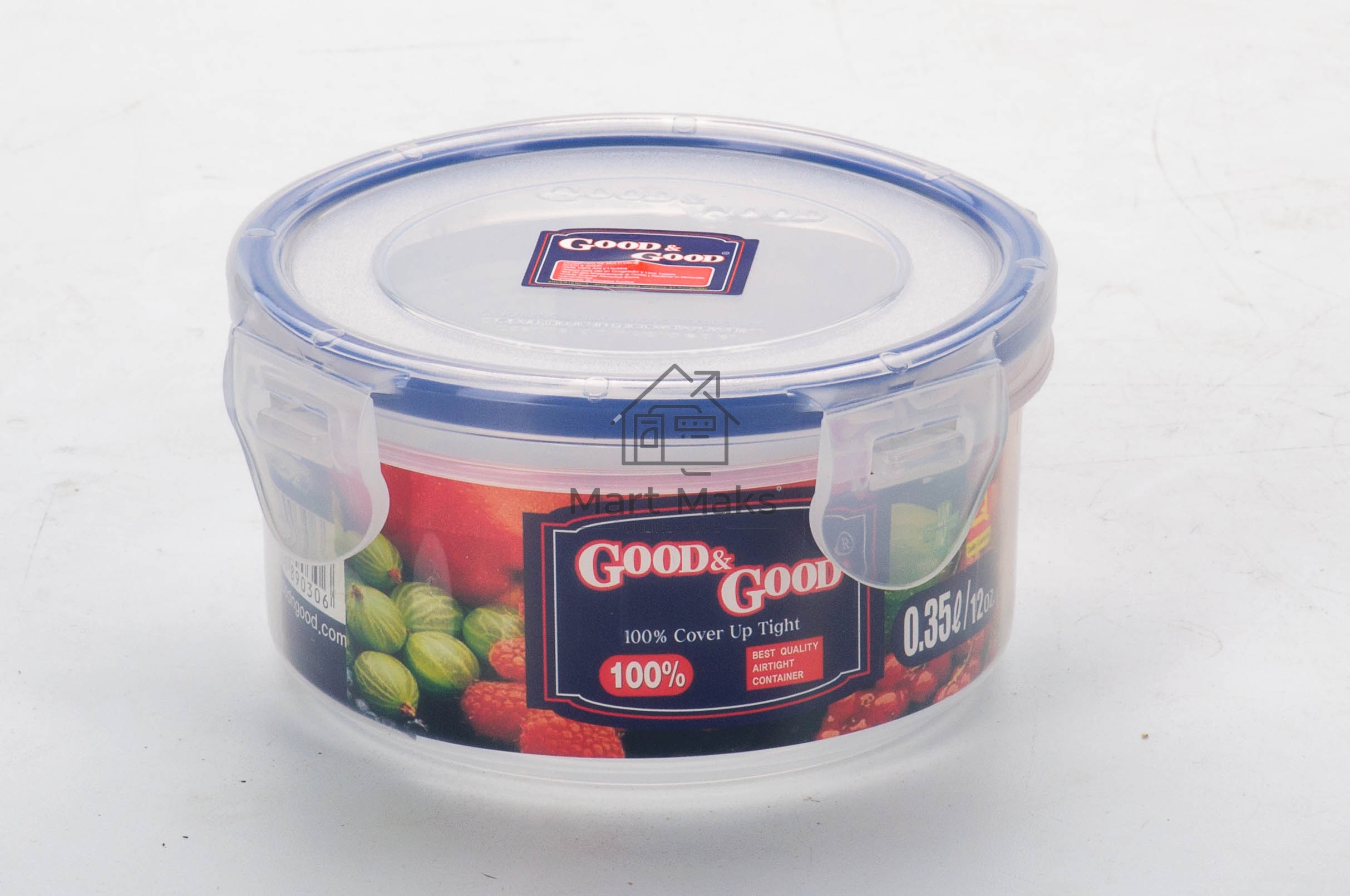 Пластиковый контейнер для продуктов с зажимом 0.35 л R2-1