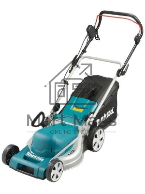 Газонокосилка Makita ELM4121 1600Вт,41см,7уровн,20\75мм,50л,14.5кг,кор,сталь,2Cut,инд заполнения,мульчирование