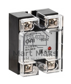Реле твердотельное IEK Oni OSS-2 одноф. 380В (OSS-2-3-60-B)
