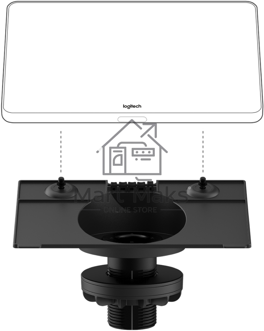 Крепление Logitech Riser Mount for Tap настольное крепление с высоким профилем для Logitech Tap