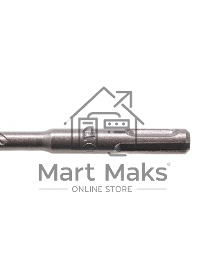 Бур по бетону Denzel двойная спираль, Cobalt W-tip, 8x210 мм, SDS PLUS