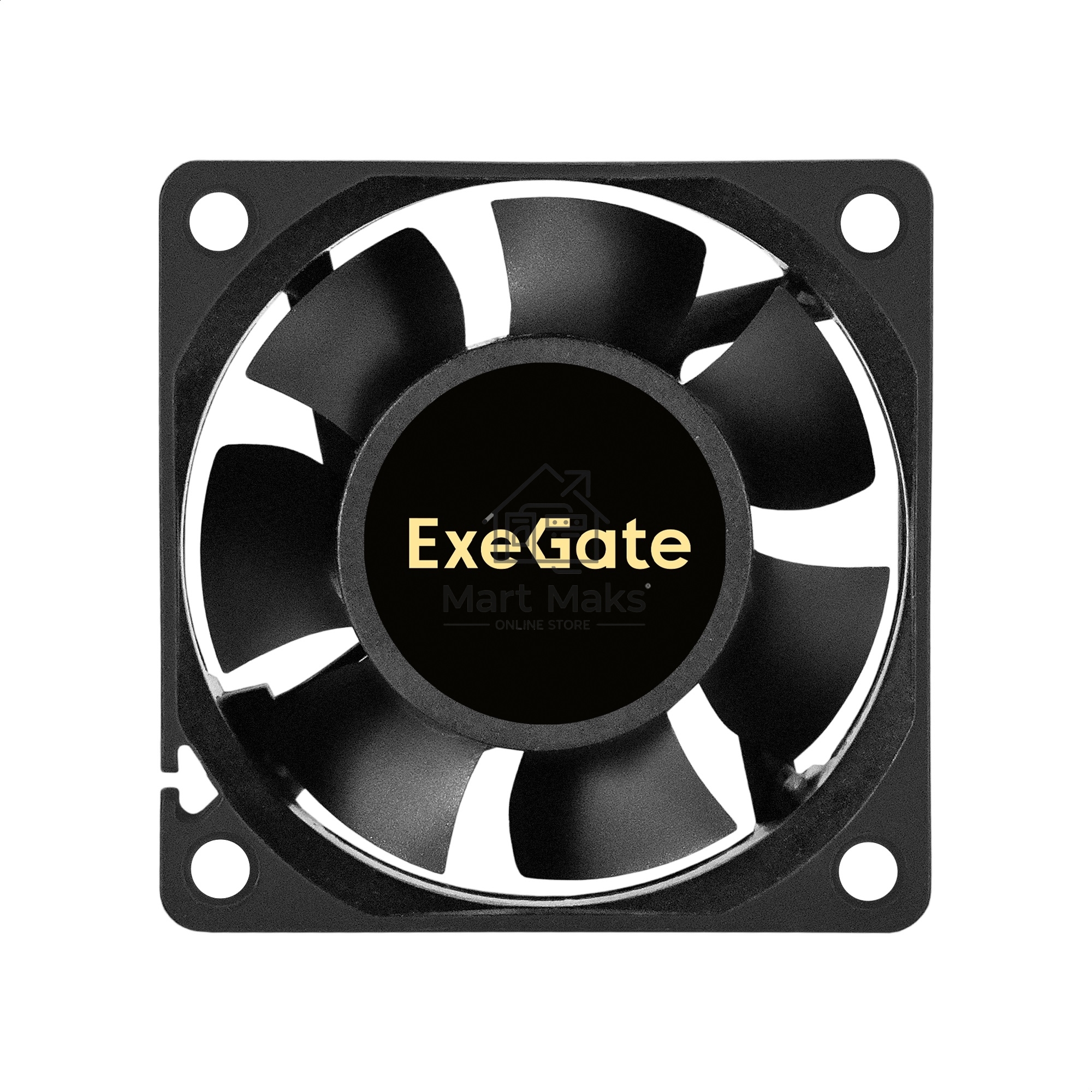 Вентилятор для корпуса ExeGate ExtraPower EP06025S3P-5 черный, 60 мм, 4800 об/мин, 33.5 дБ, 3 pin