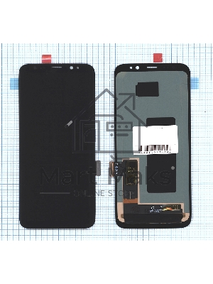Дисплей (модуль) для Samsung Galaxy S8 SM-G950F в сборе с тачскрином (OLED) серебро
