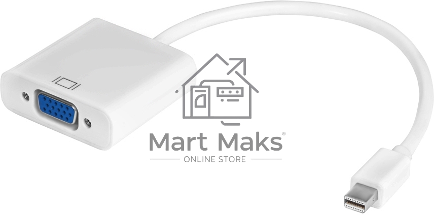Адаптер-переходник GreenconnectApple mini DisplayPort 20M > VGA 15F (GCR-MDP2VGA)