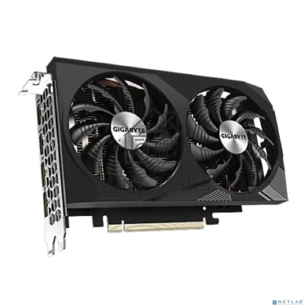 Видеокарта GIGABYTE NVIDIA GeForce RTX 3050 8Gb GDDR6 128bit 2xHDMI 2xDP