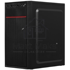 Компьютерный корпус Minitower ExeGate BAA-113-AAA400 (mATX, БП AAA400 с вент. 8см, 2*USB, аудио, черный)