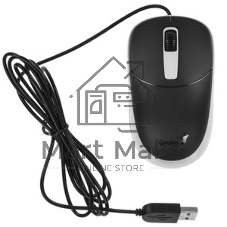 Мышь Проводная Genius DX-123 Black+Grey