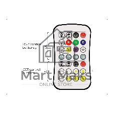 Контроллер GS11501 RGB+CCT 12A 12V 144W/ 24V 288W (ПДУ Радио 2.4G CR2025)
