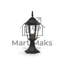 Светильник Ambrella light ST2023 BK/CL черный/прозрачный IP54 E27 max 40W D150*400